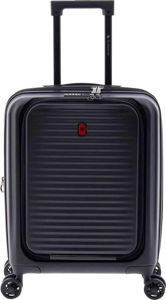 Gladiator Nomadtec Valise Noire avec Roulettes Pivotantes et Robuste