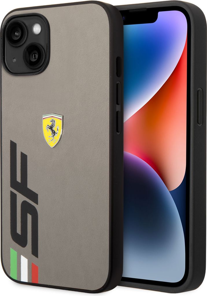 Ferrari iPhone 14 Back cover case - iPhone 13 - Grey