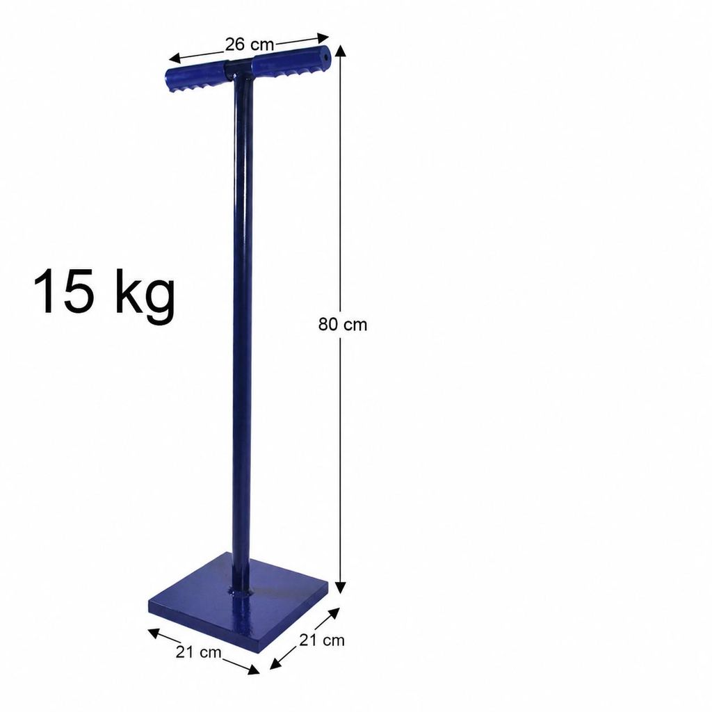 Betonstampfer 15kg Handstampfer Erdstampfer Bodenverdichter Produktbild  KI-generiertes Bild