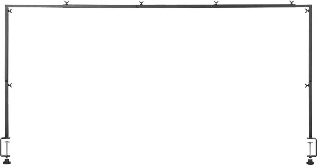 Barre de Table pour Déco Suspendue - Solution sans Perçage 249 cm - 10
