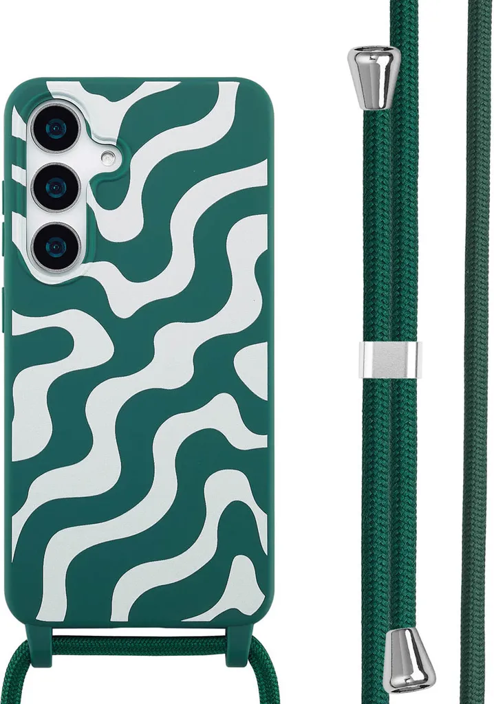 Cover con Cordino Samsung S25 imoshion Petrol Green Groovy
