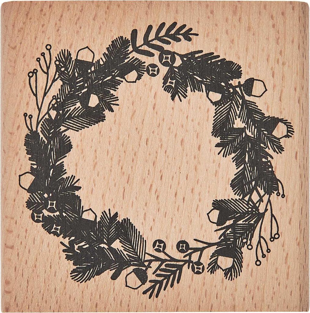 Stempel Tannenkranz100% 70 x 70 mm