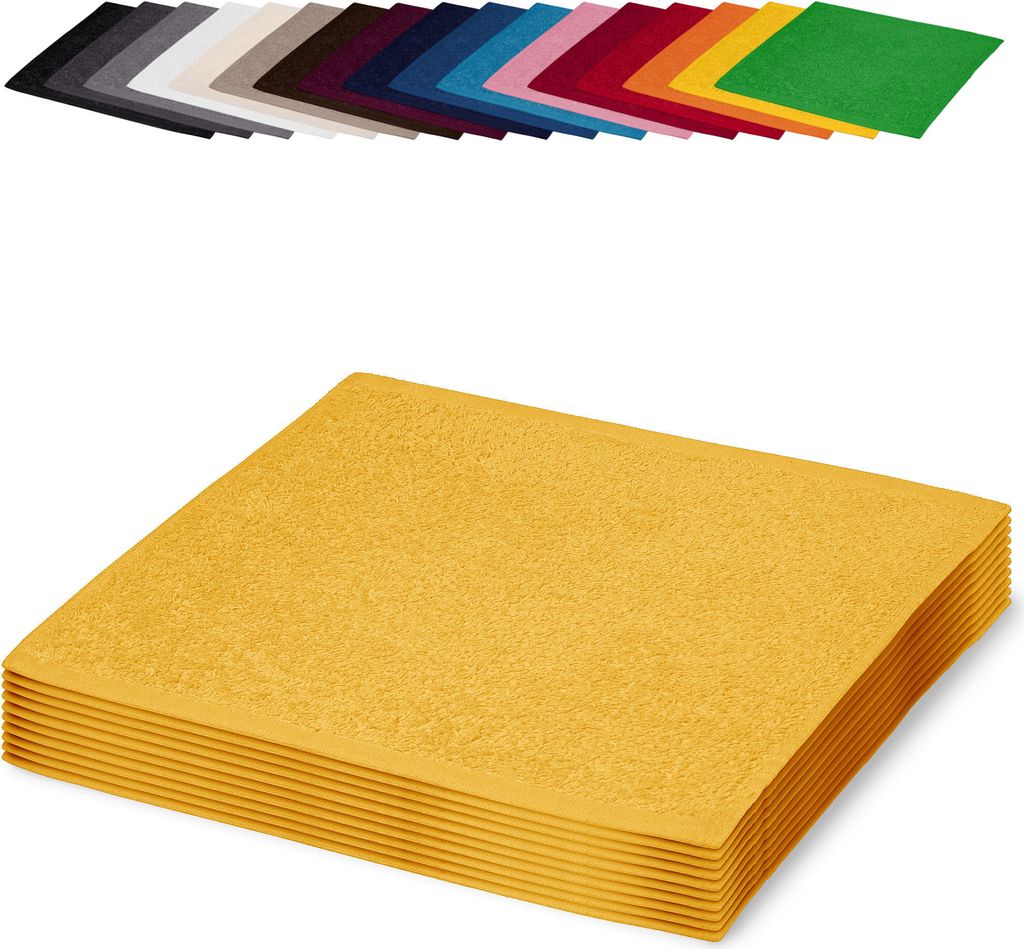 10er PACK Seiftücher 30x30 cm Waschlappen Seifhandtücher Produktbild 