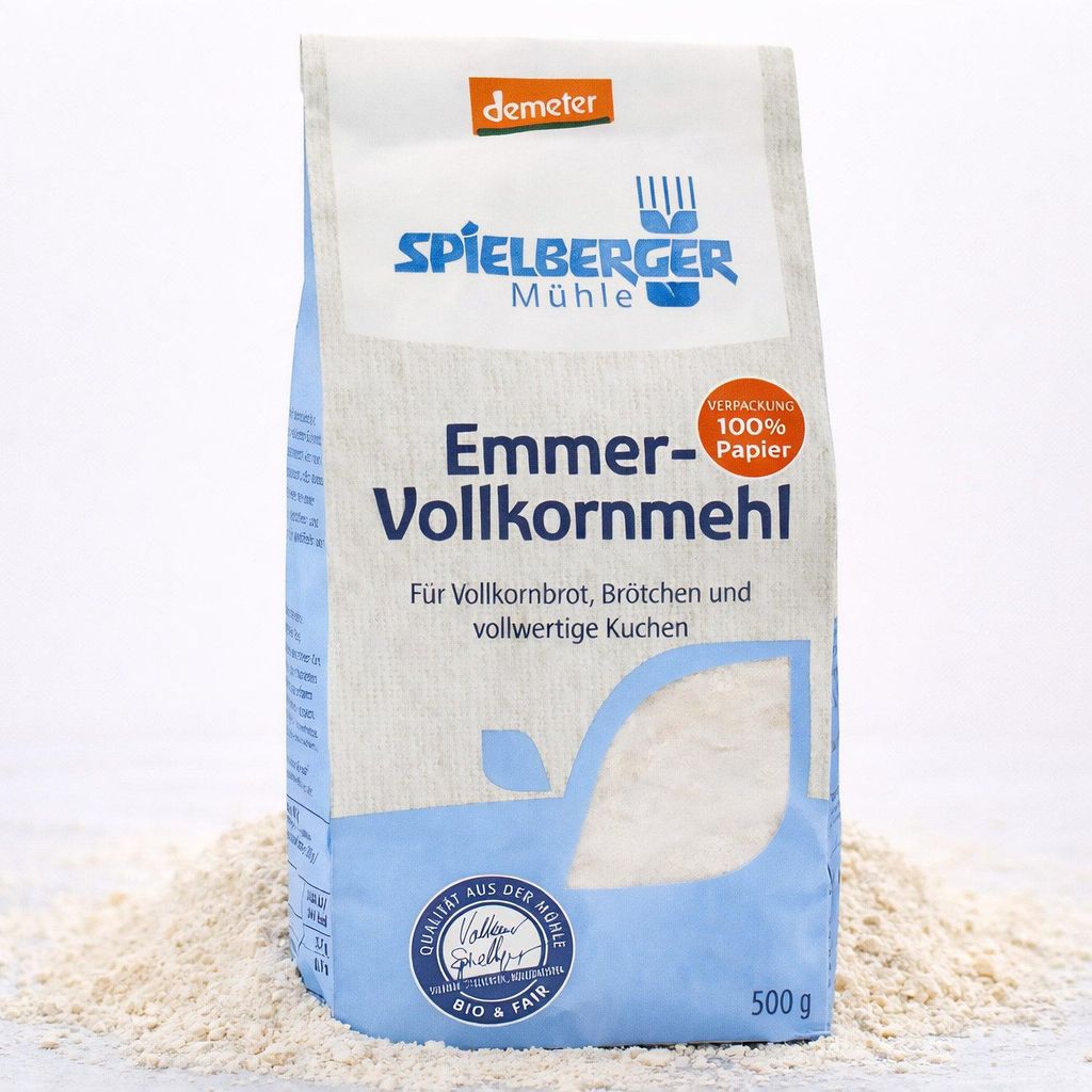 Emmérska celozrnná múka 500g Obrázok produktu 