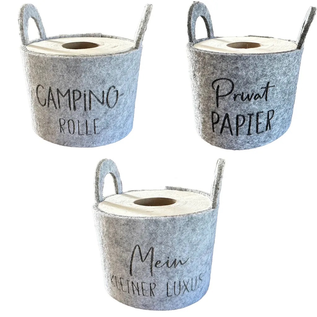 Banderuola decorativa per carta igienica da campeggio, monocolore, carta privata, rotolo da campeggio, il mio piccolo lusso