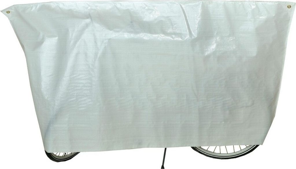 VK Fahrradschutzhülle® CLASSIC weiss, mit Ösen Produktbild 
