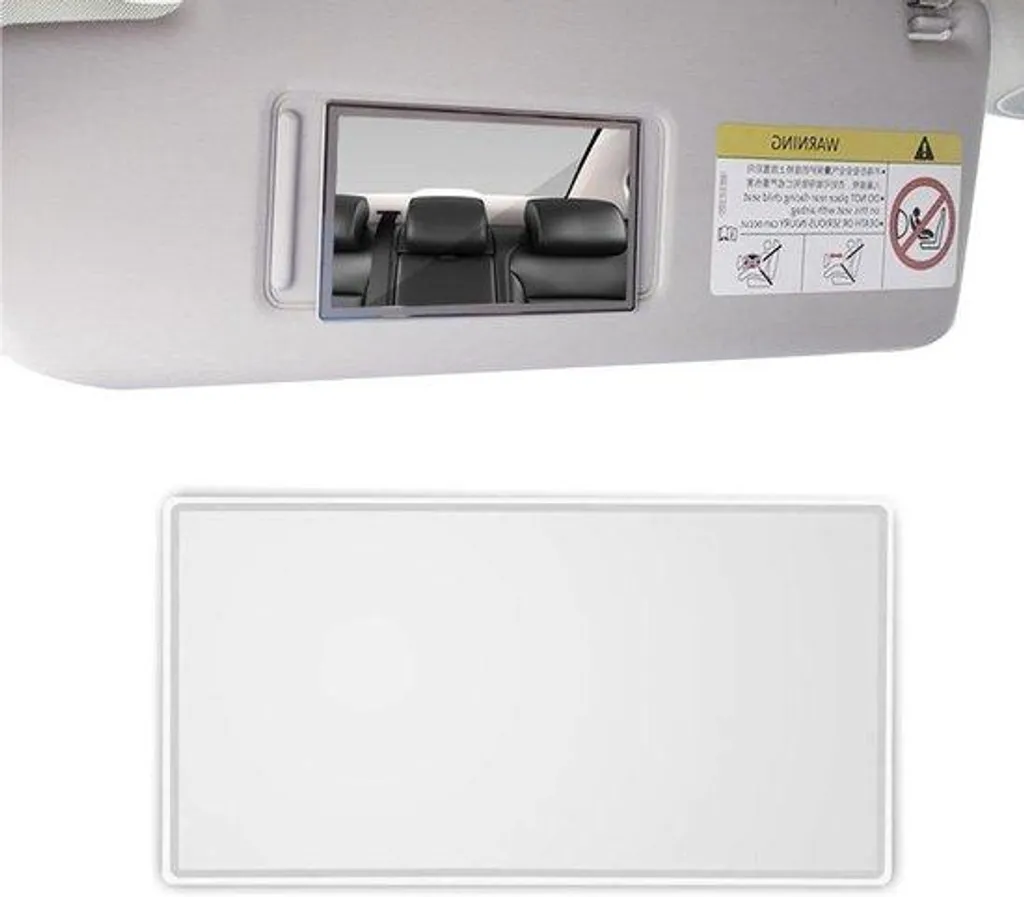 Miroir de voiture avec pare-soleil portable et maquillage - Modèle M10