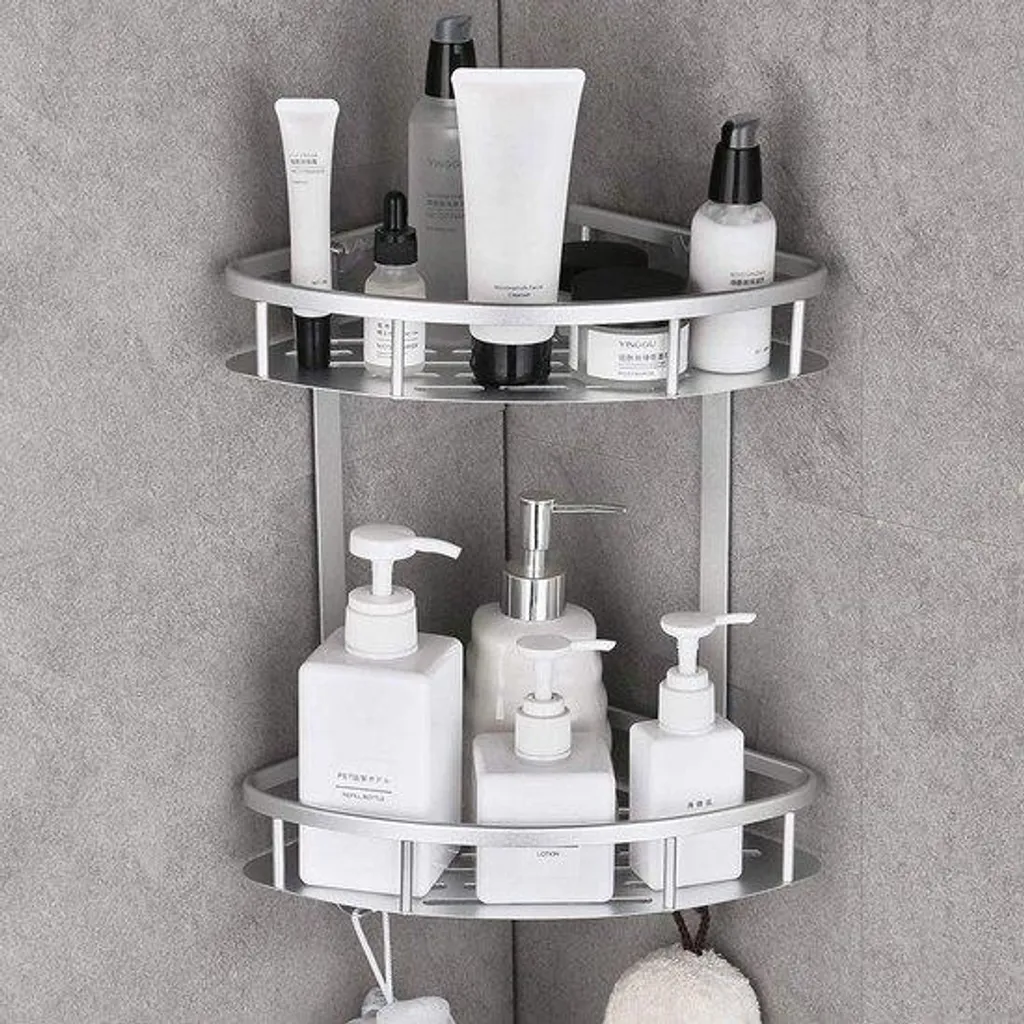 Miroir salle de bain de luxe avec étagères intégrées - Finition Inox