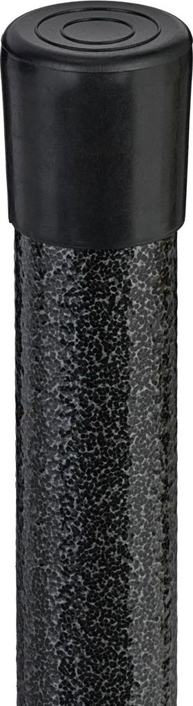 3-teilige Bierzeltgarnitur faltbar, Rattanoptik, schwarz