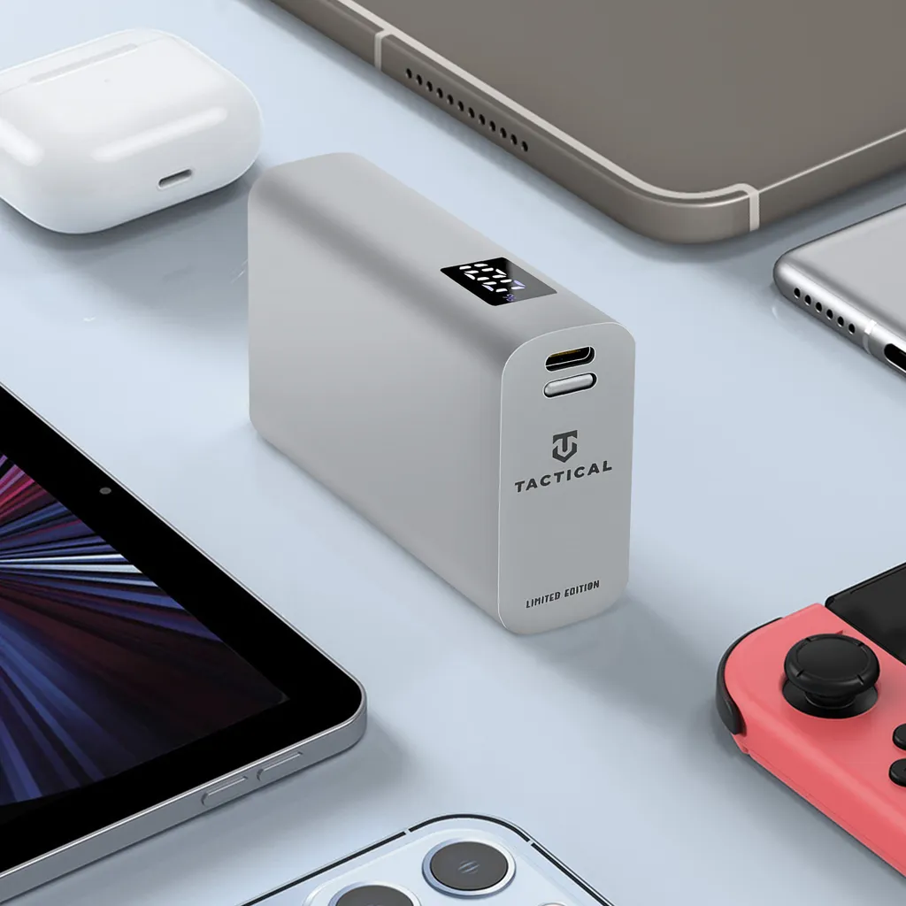 Tactical Powerbank 9600mAh USB-C Power Delivery et Quick Charge Gris - 10