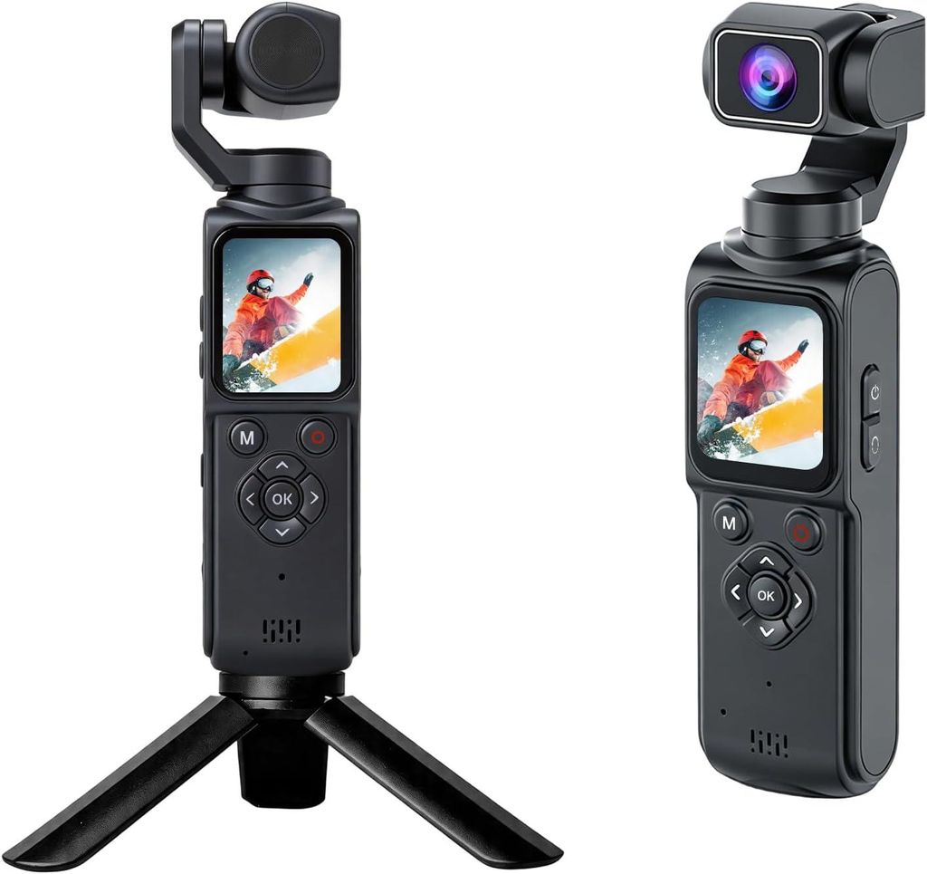 Action Kamera 4K, Vlog Kamera mit 1,72-Zoll-Touchscreen Produktbild 