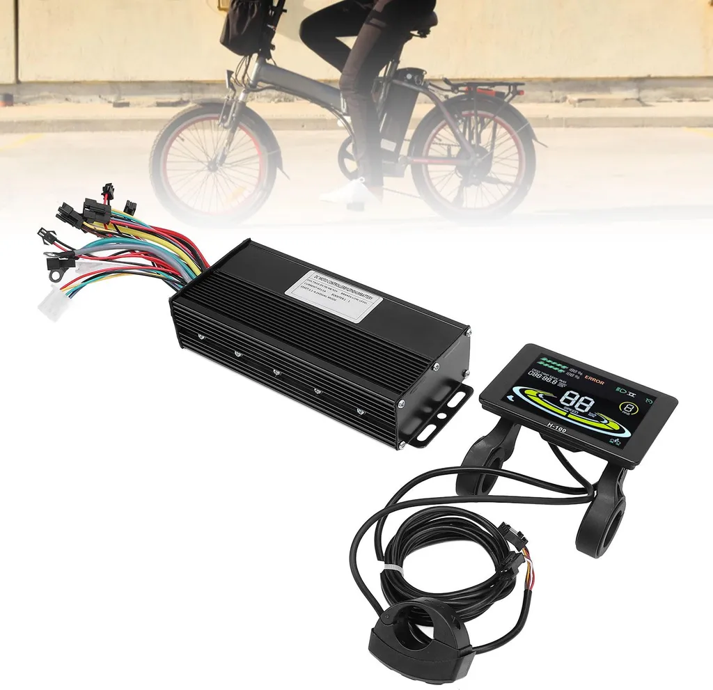 centralina sinusoidale 40A a 3 modalità con pannello di visualizzazione a colori LCD, kit di conversione ABS in lega di alluminio per scooter elettrici da bicicletta - 3