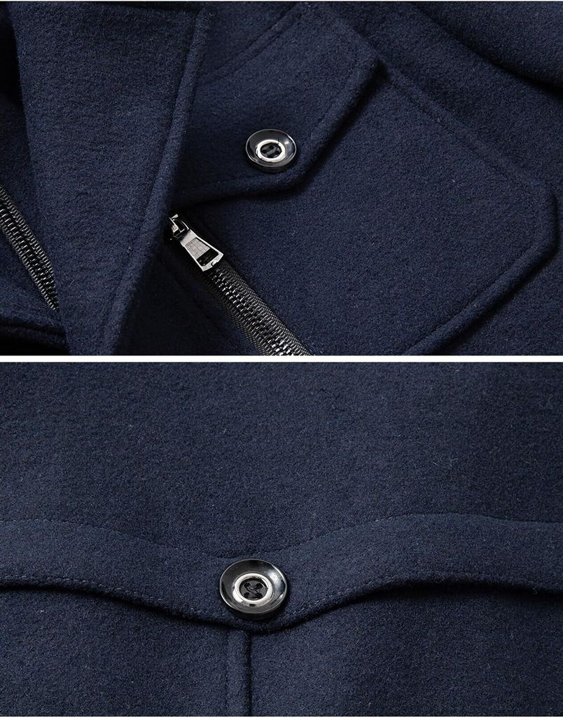 Herren Wintermantel, Slim Fit Zweiteiliger Mantel für Produktbild 6
