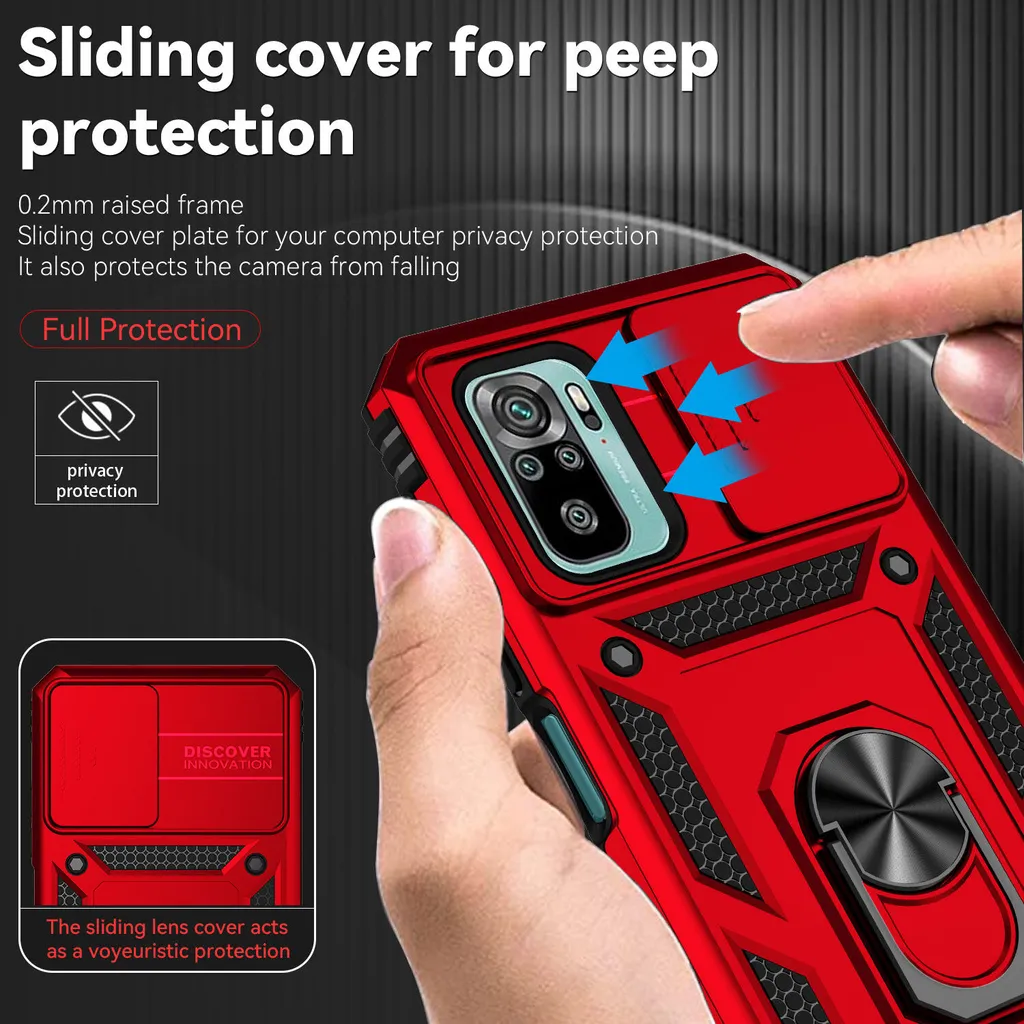 Yoedge Compatible Per Cover Xiaomi Redmi Note 10/10S 4G