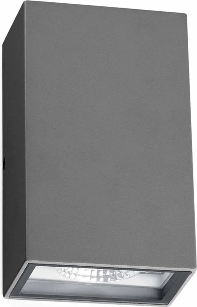 Applique murale LED LING 6W 4000K IP54 gris foncé pour éclairage extérieur