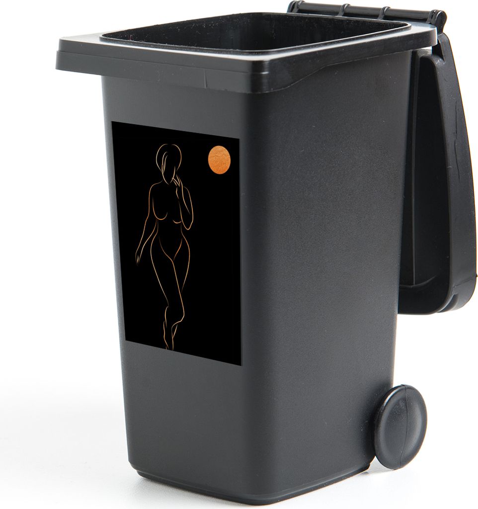 MuchoWow - Mültonnen-sticker - Sticker - Aufkleber für die Mülltonne