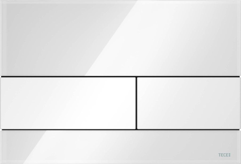 TECEsquare WC-Betätigungsplatte f. 2-Mengentechnik Glas Immagine del prodotto 
