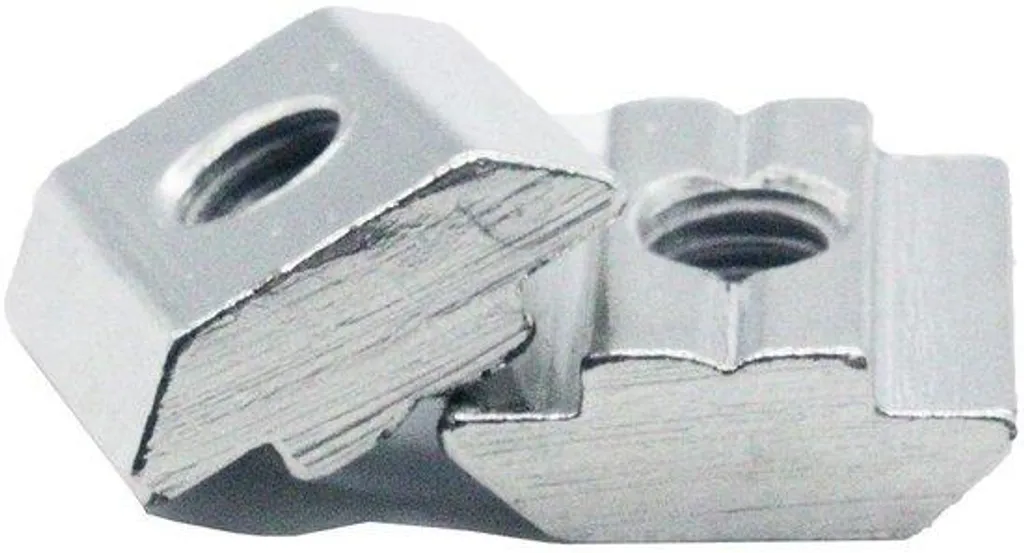 Jeu de 10 écrous de type B M6 boulons filetés robustes en acier zingué