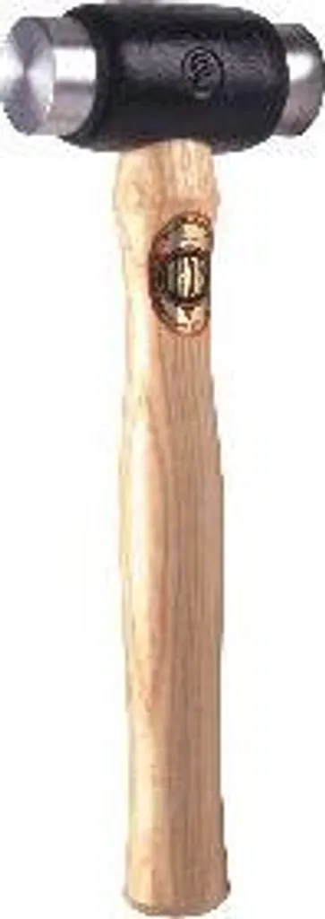 Martello THOR con inserti in alluminio, rotondo (Ø) 38 mm, 950 g, con manico in legno