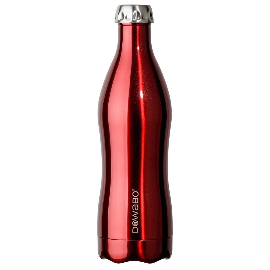 Thermos Dowabo 750ml Rosso Metallic - Resistenza e Isolamento Top
