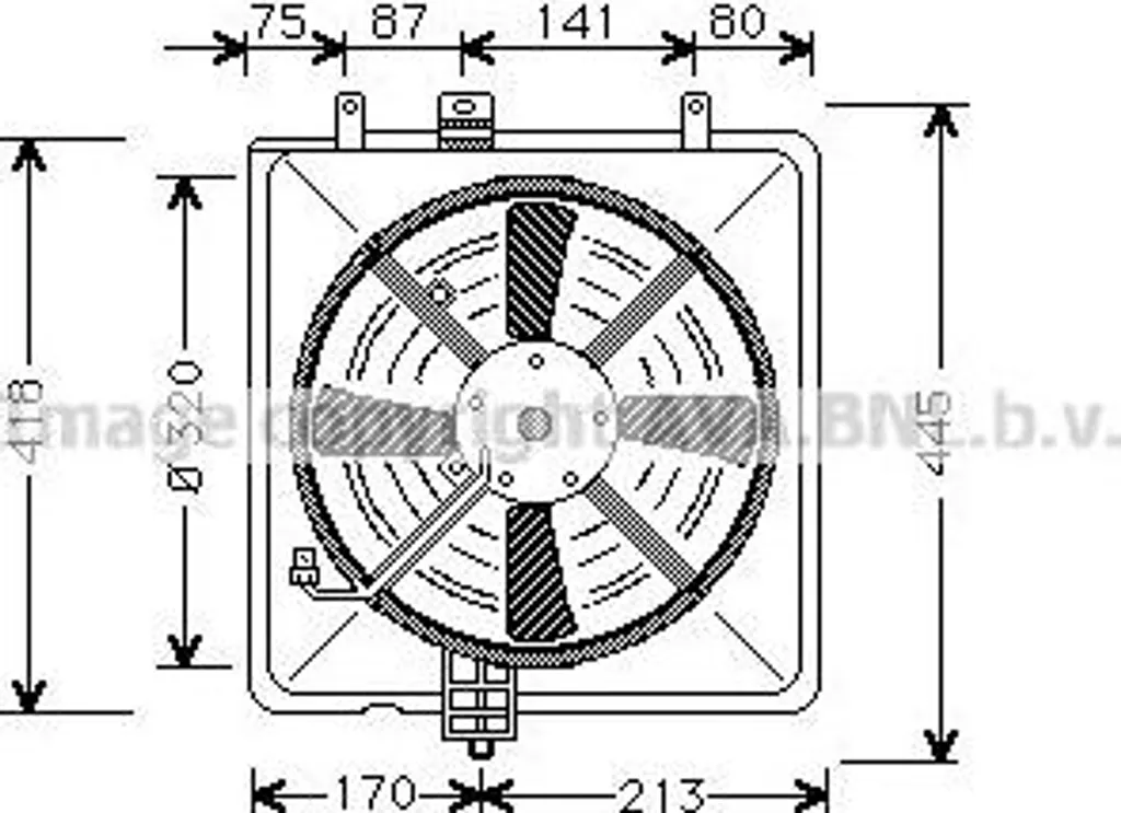 Ventilateur de rechange pour surchauffe moteur Volvo S40 V40 et Carisma