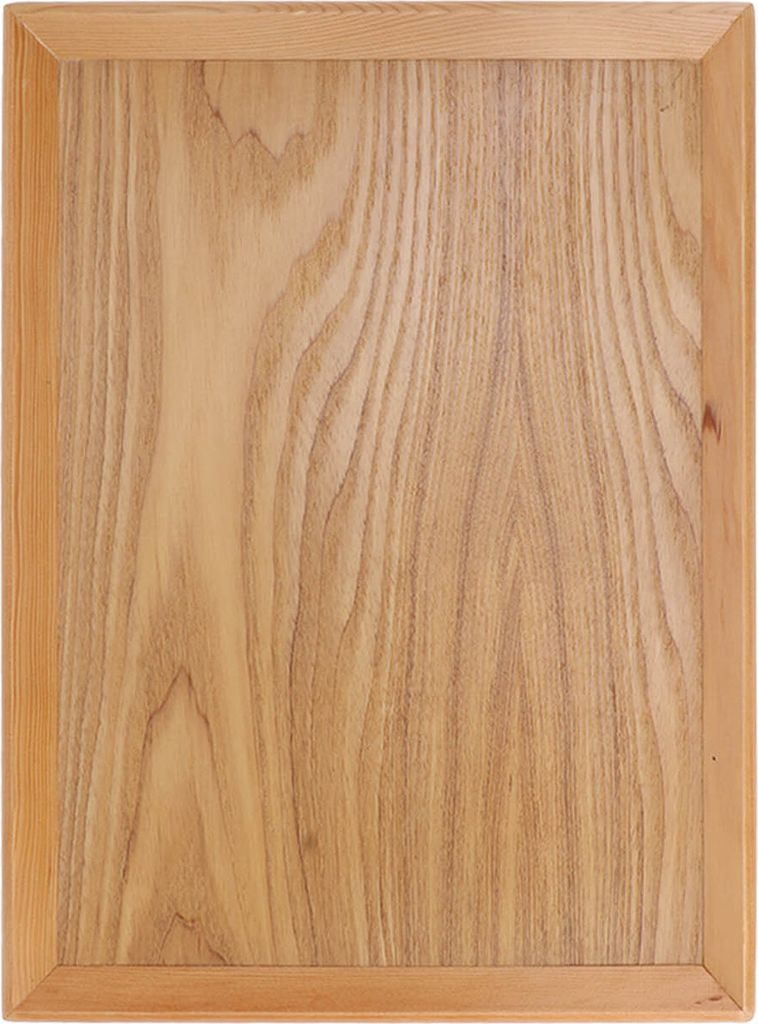 Rechteck Holz Tablett Multifunktionale Serviertablett für Obst Lebensmittel Pizza Versammlung Outdoor (36,5 X 27cm)