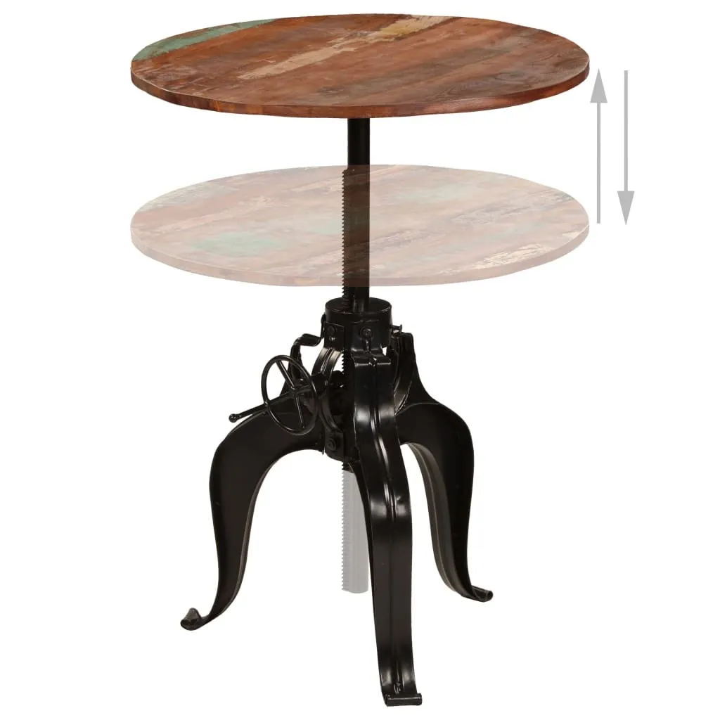 Table de Bar Stable en Bois Massif Réglable pour Petits Espaces