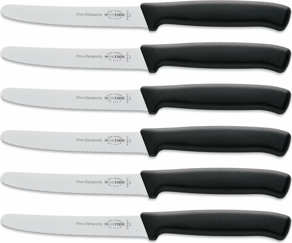 F. Dick ProDynamic Allzweckmesser-Set – 6 Praktische Messer Mit Microverzahnung