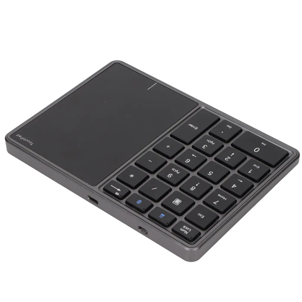 Pavé tactile sans fil et pavé numérique 21 touches ultra-fin pour Mac