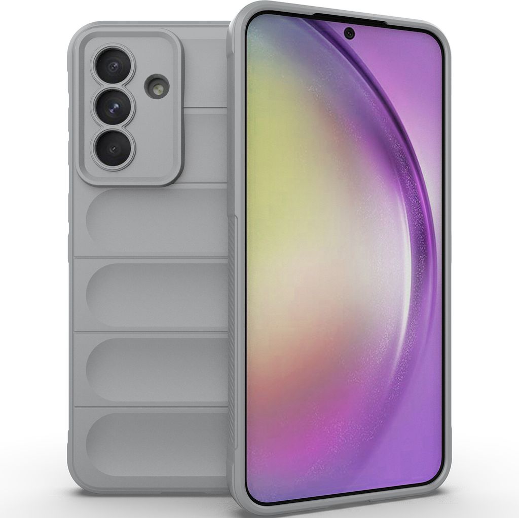 Handyhülle für Samsung Galaxy A56 / A36 Weich TPU Silikon Stossfest Anti-rutsch Hülle Grau