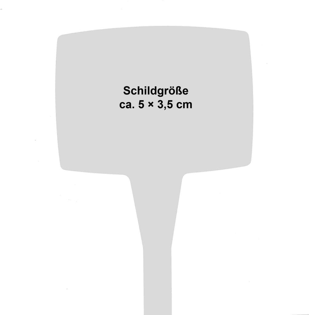 24 Pflanzenschilder 20cm Stecker Preisschildhalter Etikettenhalter Kunststoff