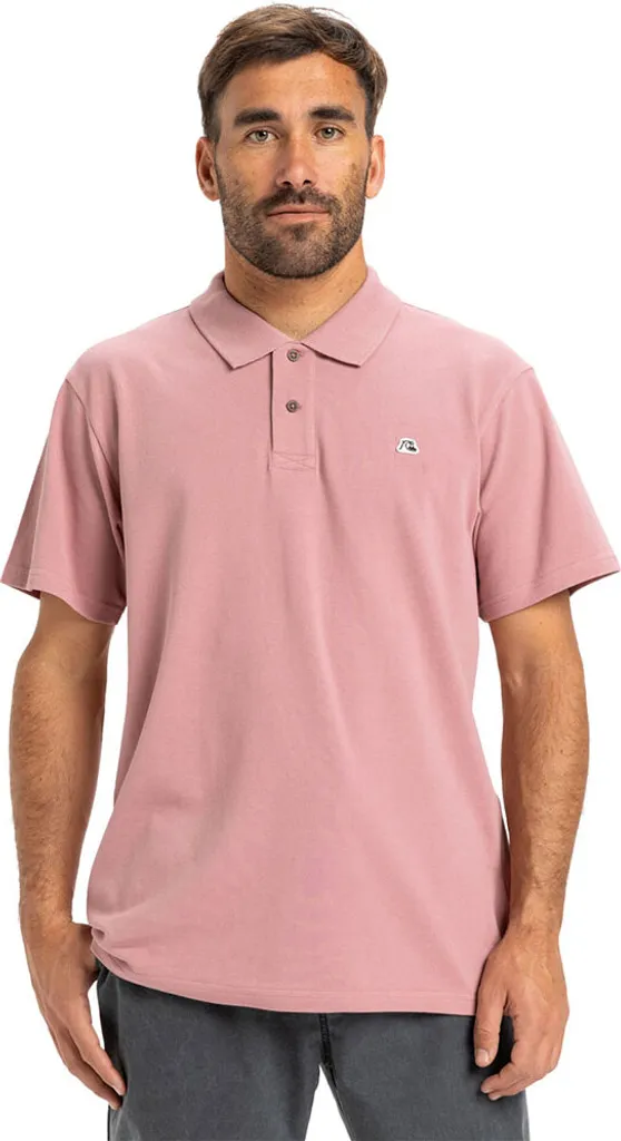 Polo Quiksilver DNA Violet Manches Courtes XL Homme en Maille Légère