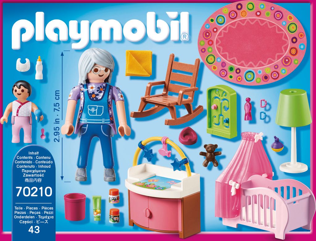 PLAYMOBIL Dollhouse 70210 Babyzimmer Produktbild 4