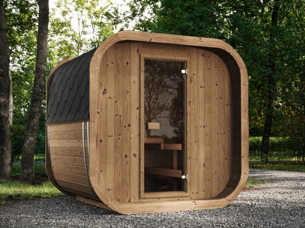 Fjordholz Fass-Sauna Modell Icon 220 Thermo