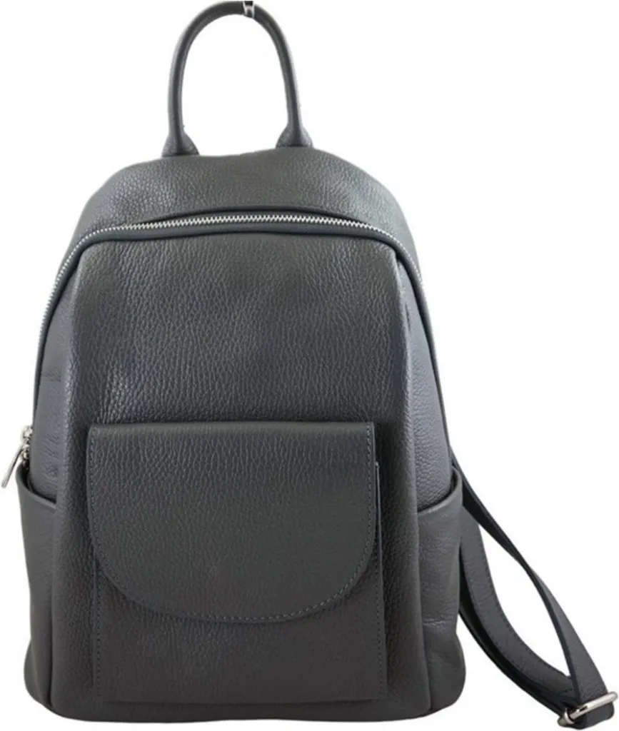 Sac à dos Barberini's br27770 : Cuir Vintage Noir Chic