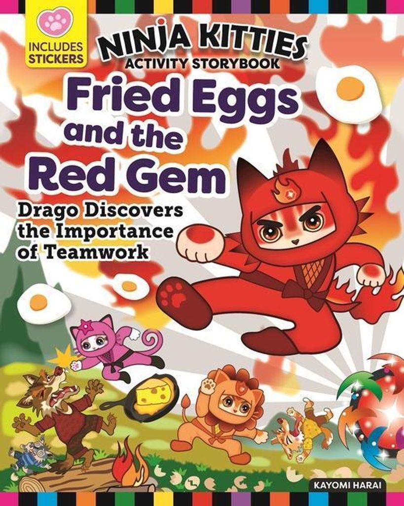 Ninja Kitties Fried Eggs Activity Story – Lingua: Inglese