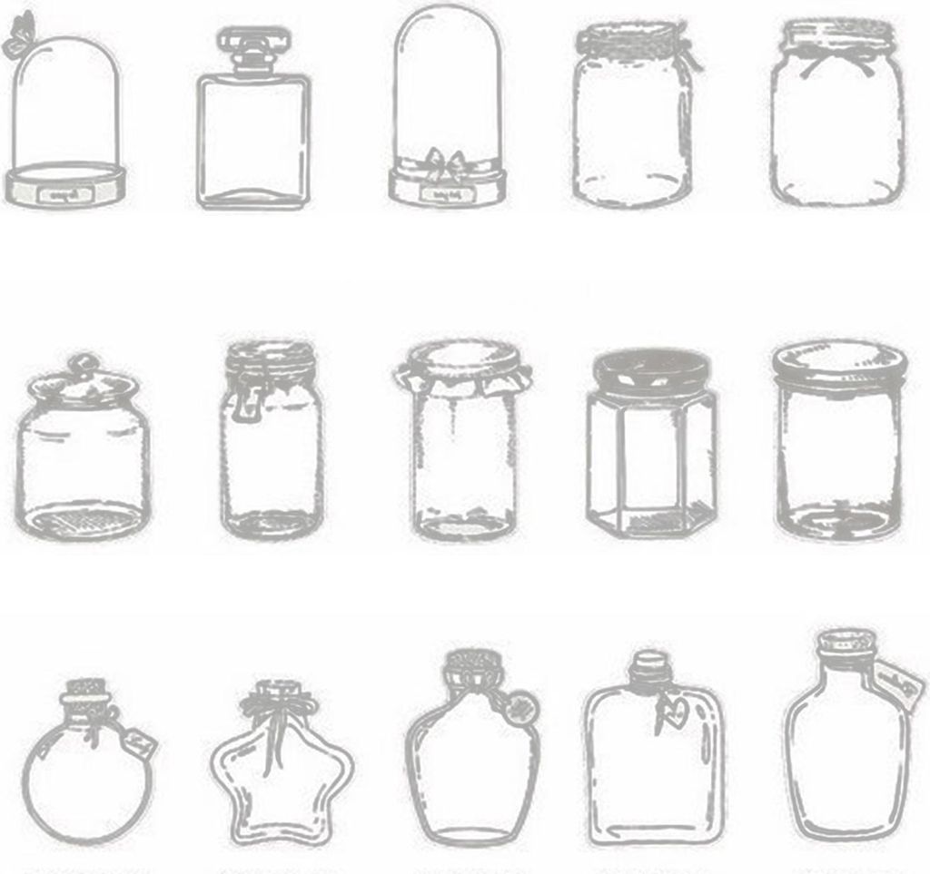 DIY-Lesezeichen aus getrockneten Blumen, handgefertigt, transparent, gepresste Blumen, selbstklebende Aufkleber in transparenten Gläsern für Buch...
