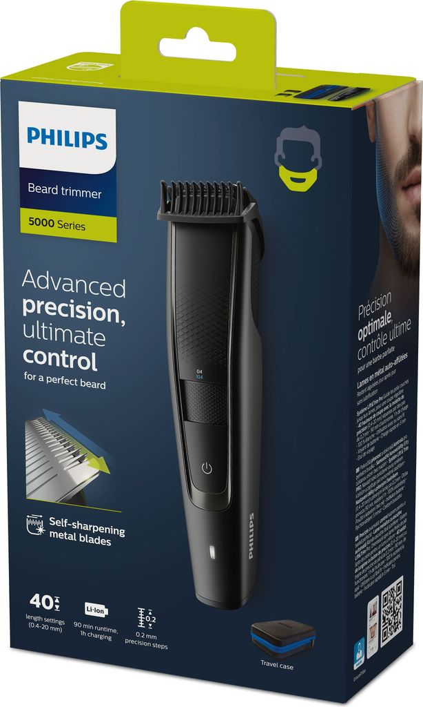 Philips BEARDTRIMMER Series 5000 BT5515/70 Trymer do brody Zdjęcie produktu 3