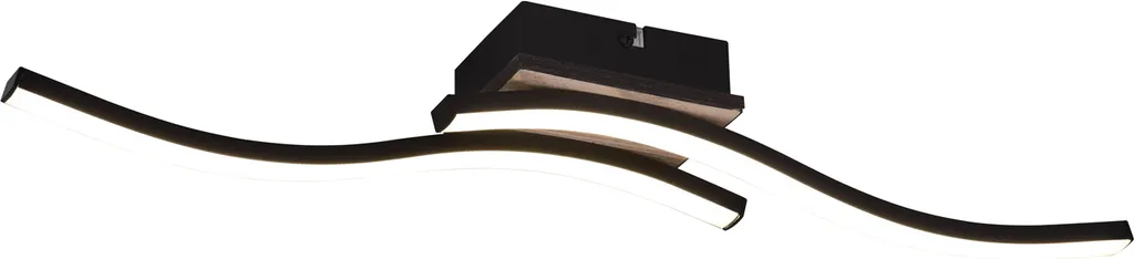 Plafoniera LED Route R62472135 Effetto Legno Marrone | Design Moderno RL