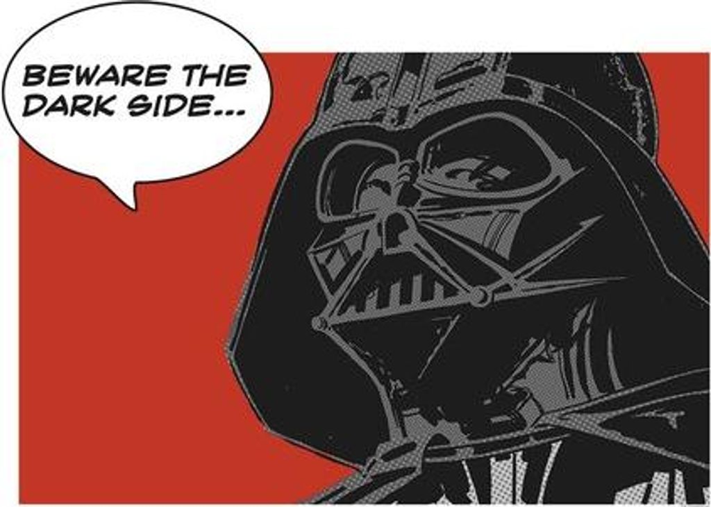 Poster Star Wars Classic Comic Quote Vader 70x50 cm