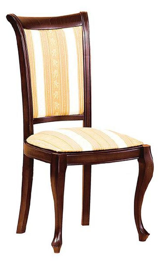 Klassische Stühle Stuhl Esszimmerstuhl Königlicher Lehnstuhl Holz - Model W-03