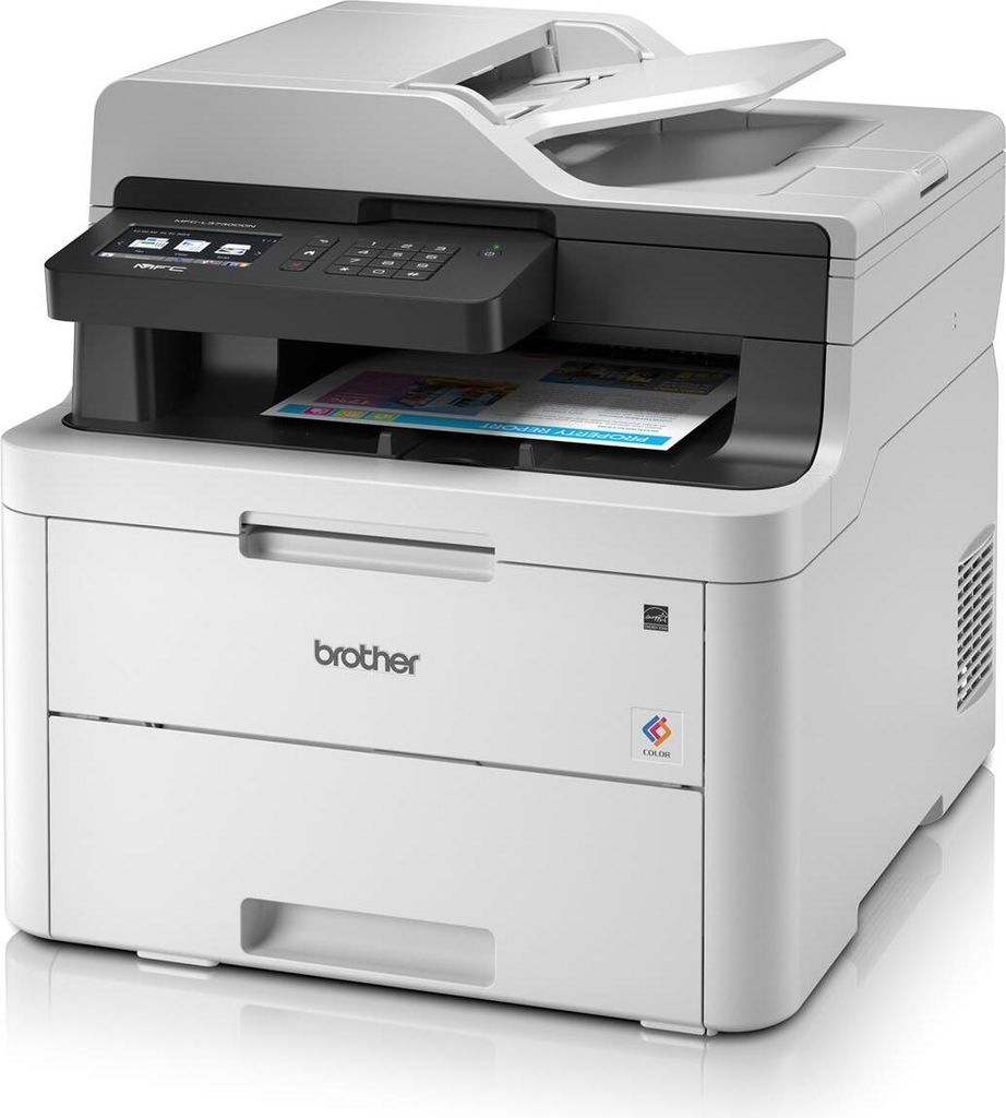 brother MFC-L3730CDN 4 in 1 Farblaser-Multifunktionsdrucker grau