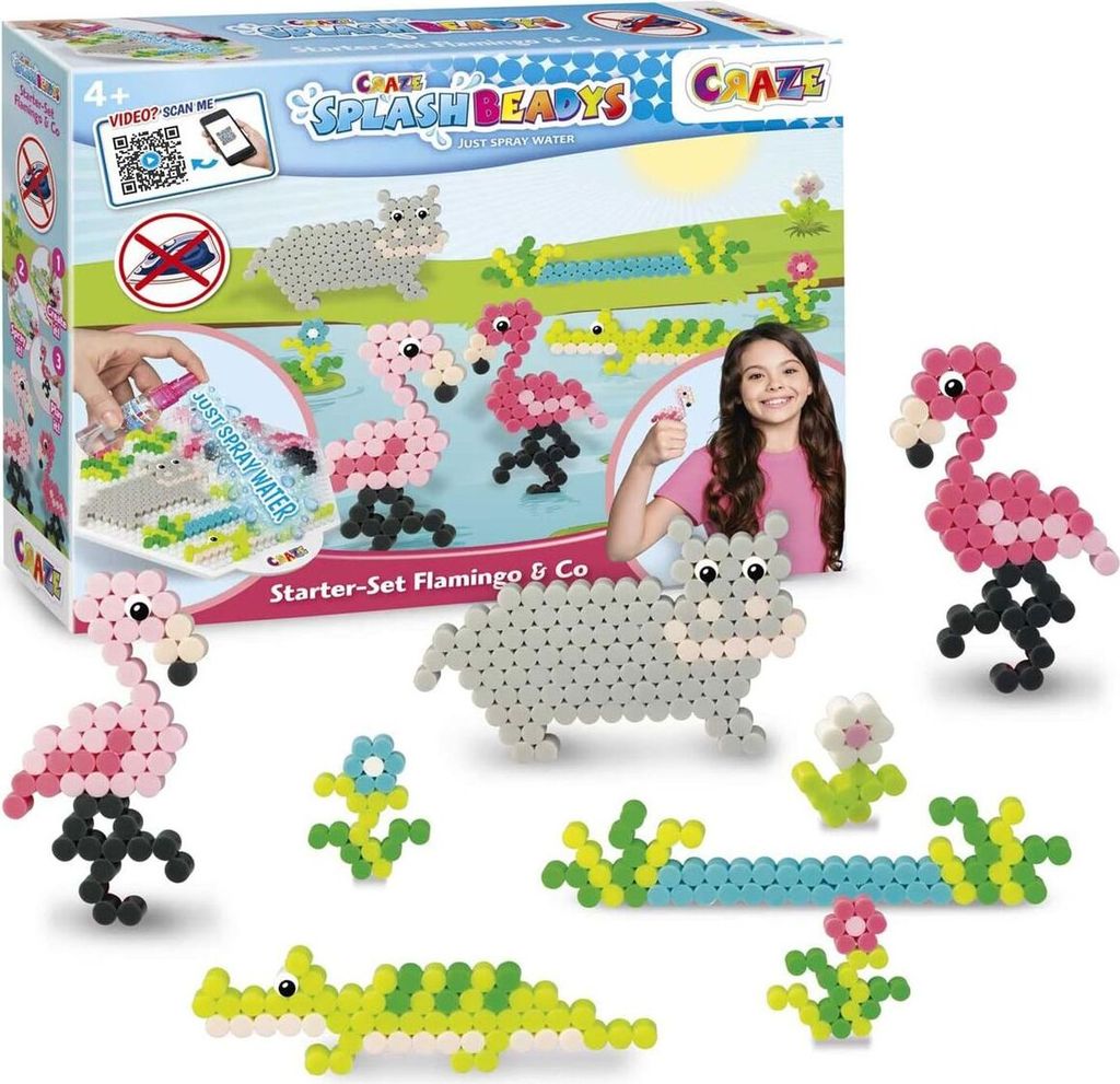 CRAZE 20579 - Splash Beadys - Starter Set Steckperlen, Produktbild 