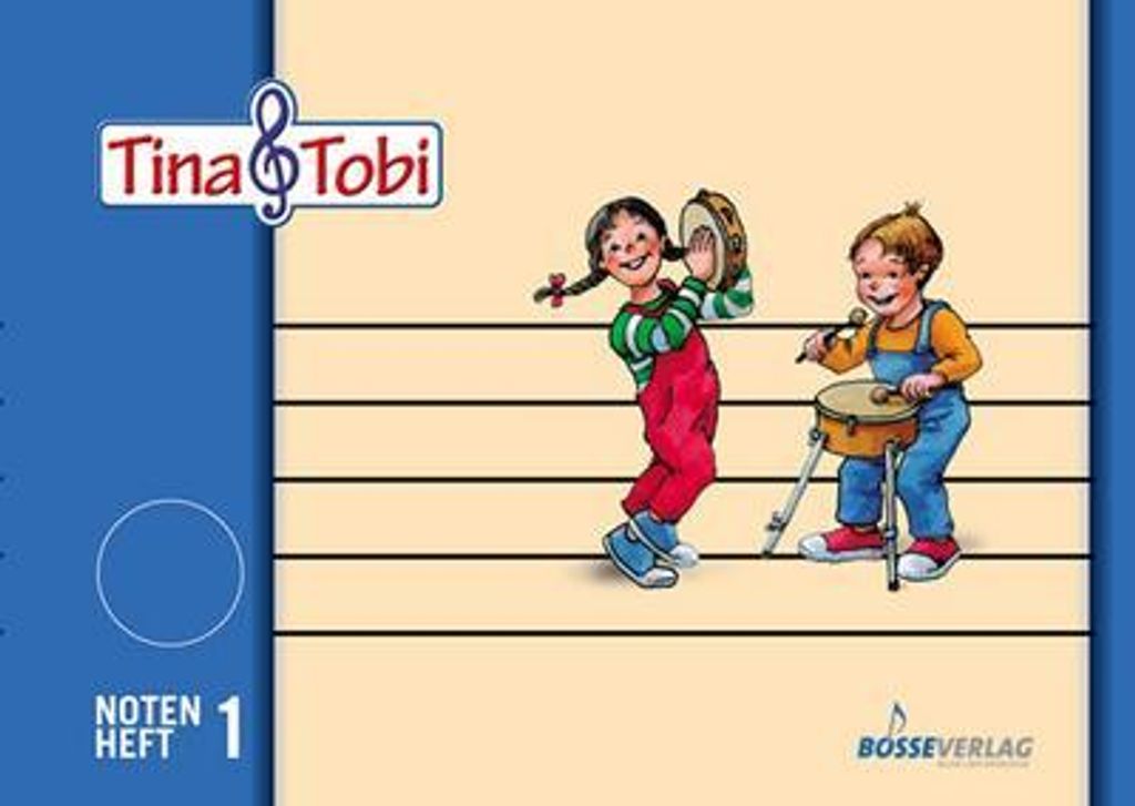 Tina und Tobi. Notenschreibheft 1. Halbjahr. Zur Musikfibel Image du produit 