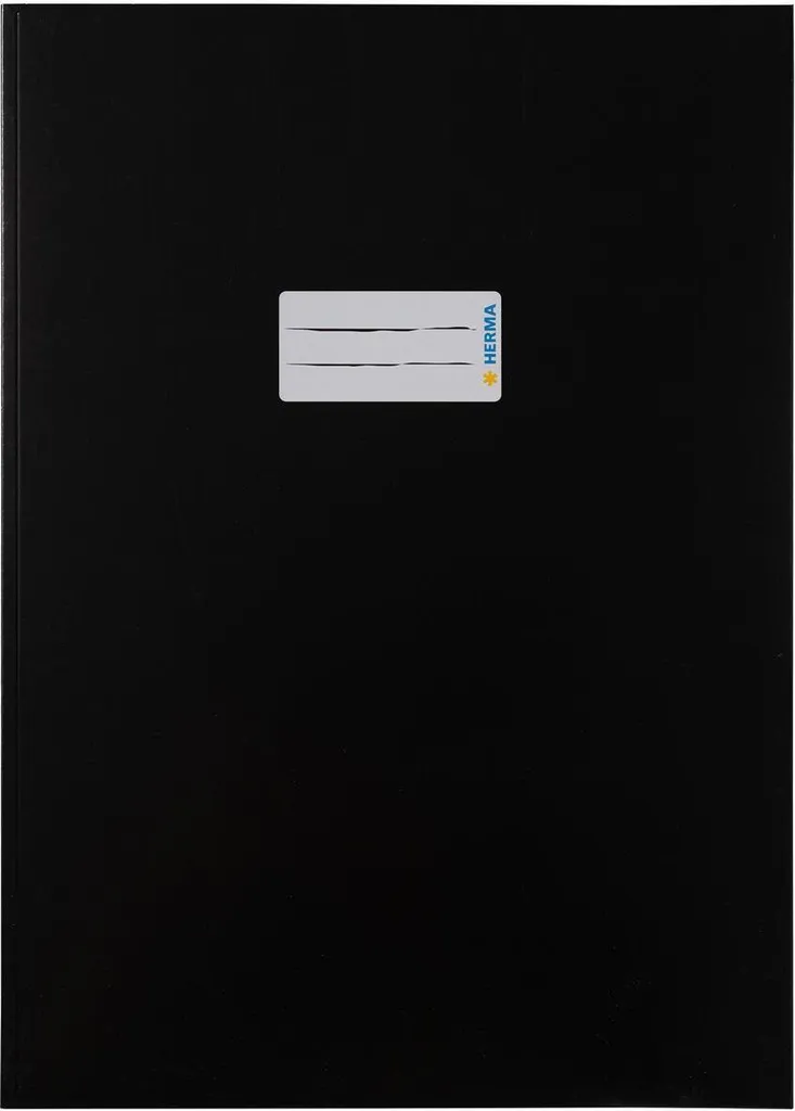 Protège-cahier A4 Noir en Carton Herma 19745 - Pack de 10 Pièces