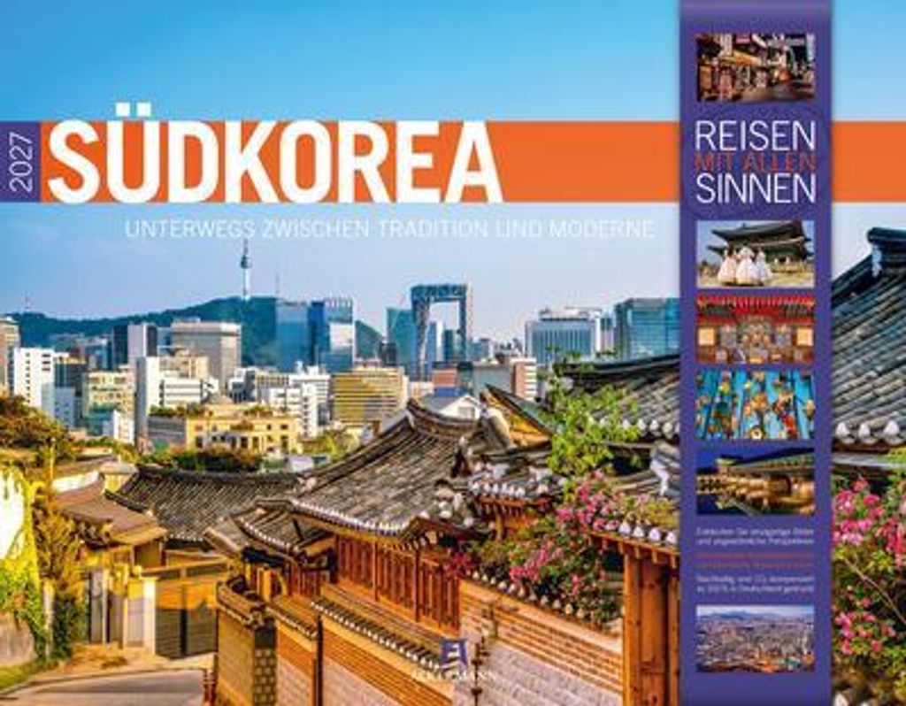 Südkorea Kalender 2027 | Unterwegs zwischen Tradition und Produktbild 