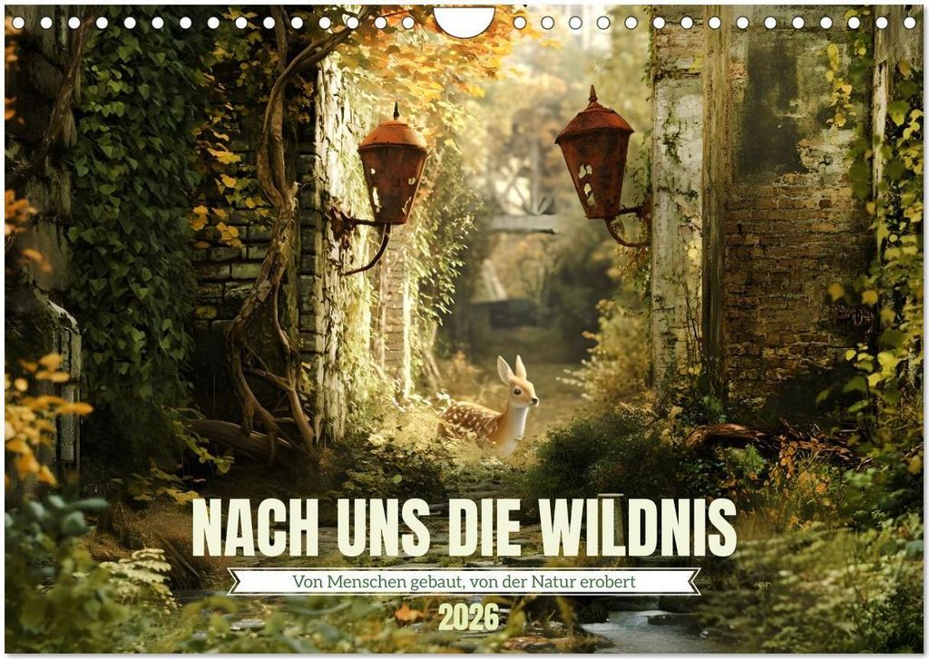 Nach uns die Wildnis (Wandkalender 2026 DIN A4 quer), CALVENDO Monatskalender