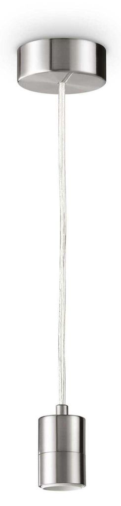 Ideal Lux Hängelampe SET UP MSP NICKEL 260044 E27 1x60W IP20 9cm satiniertes Nickel