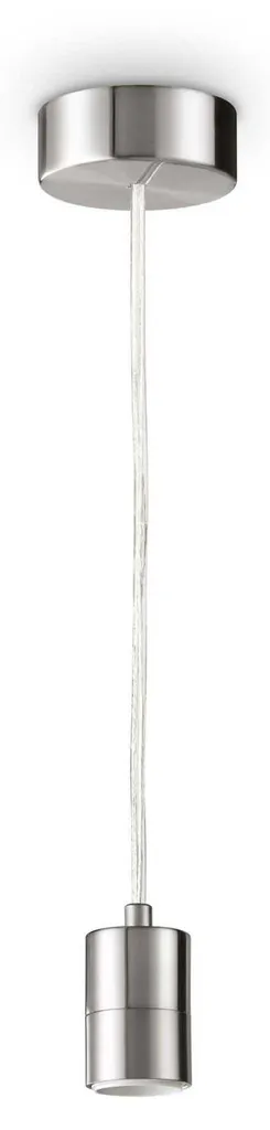 Suspension luminaire plafonnier métal chromé E27 éclairage intérieur