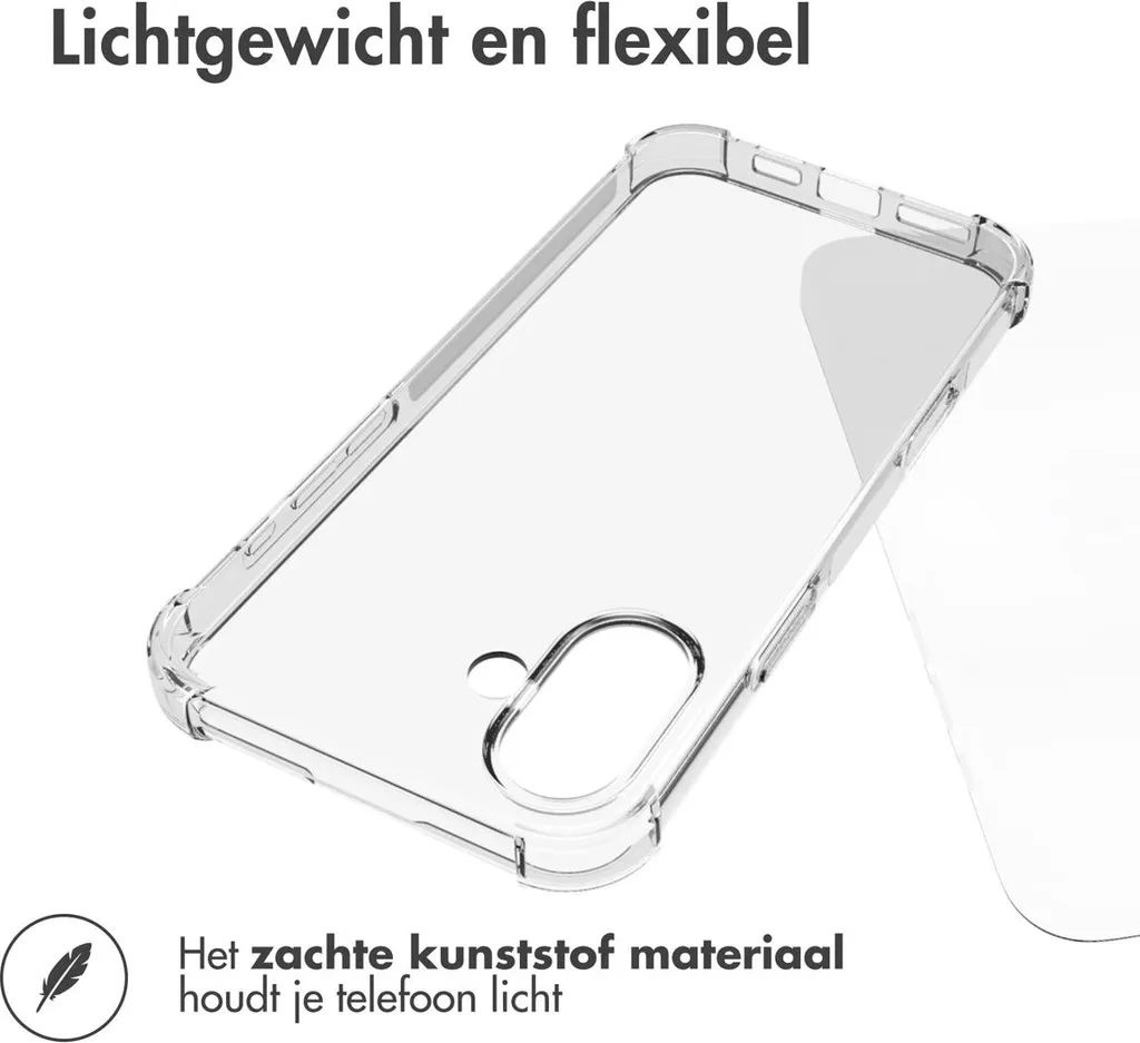 Migliore Custodia iPhone 16 imoshion Shockproof - Trasparente e Forte - 8